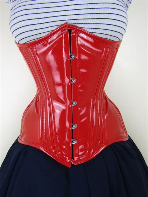 pvc underbust corset